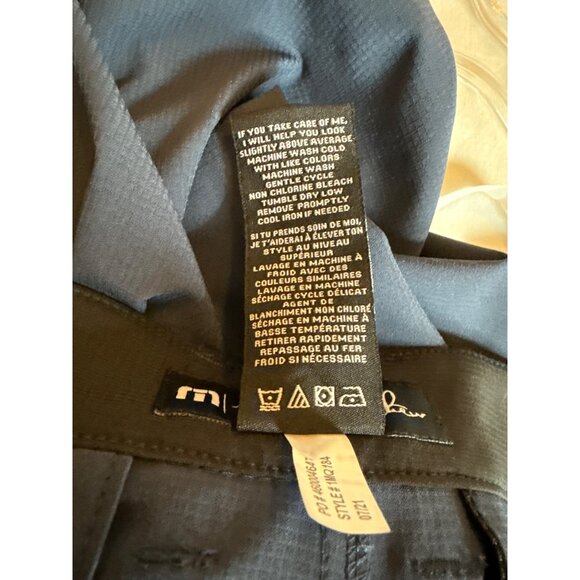 Travis Mathew Right on Time Mens Blue Pants Size 32 With Tags - Picture 9 of 9